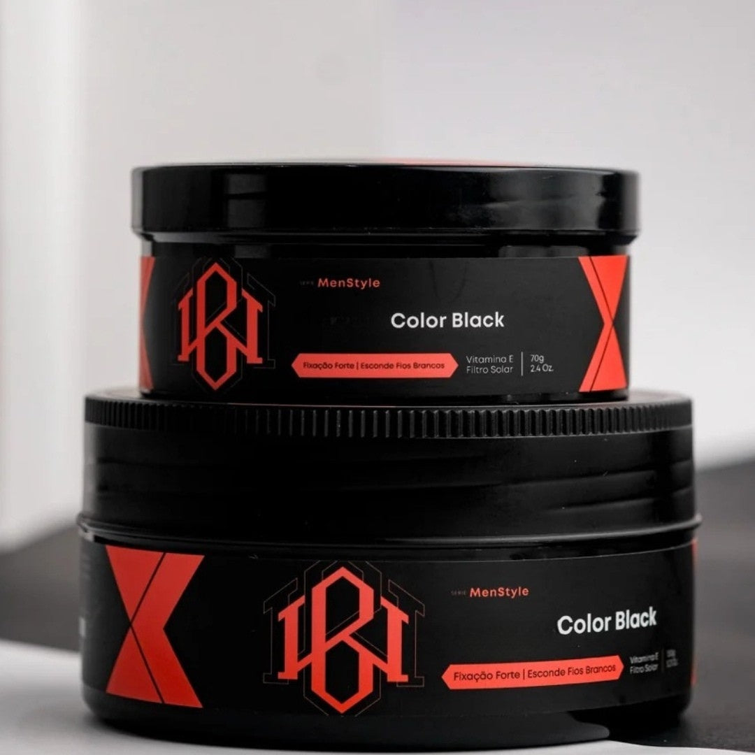 Color Black Paste Men Style