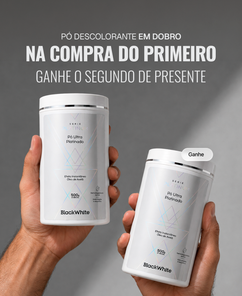 Kit 02 Pós Ultra Platinados 500g Platinum