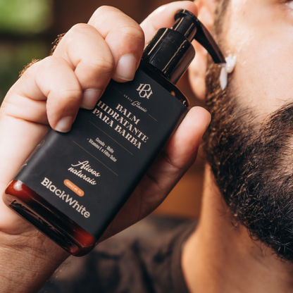 Balm Hidratante para Barba 120ml Classic Black White