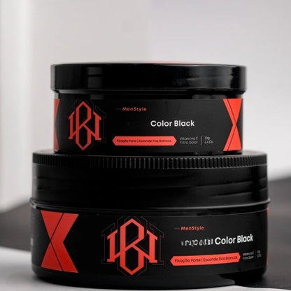 Color Black Paste Men Style