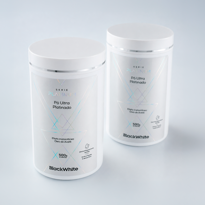 Kit 02 Pós Ultra Platinados 500g Platinum