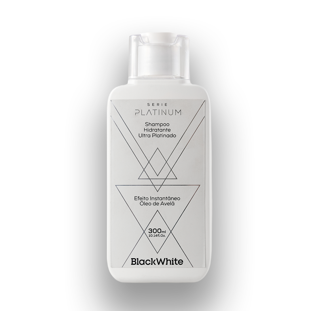 Kit 01 Shampoo Hidratante Ultra Platinado 300ml Platinum + 01 Máscara Ultra Platinado 300ml Platinum