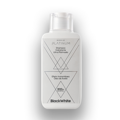 Kit 01 Shampoo Hidratante Ultra Platinado 300ml Platinum + 01 Máscara Ultra Platinado 300ml Platinum